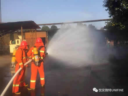 悅安公司微型消防站，為公司財(cái)產(chǎn)和員工生命安全保駕護(hù)航